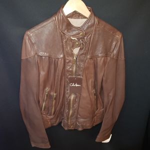 COLE HAAN  leather jacket